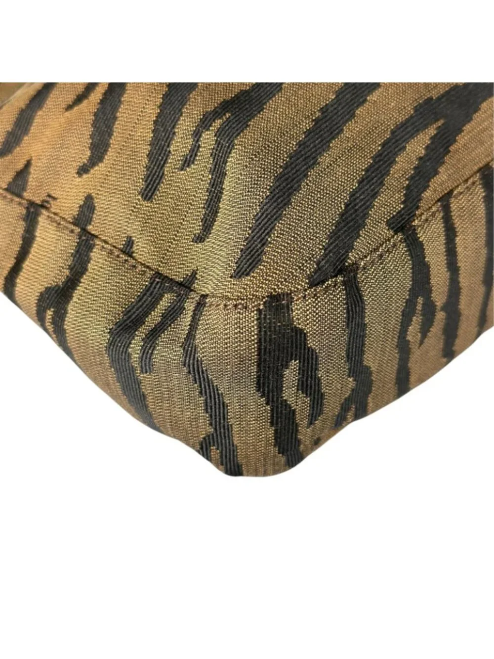 Fendi Hobo Handbag Nylon Brown